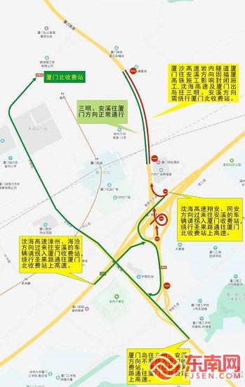 最新厦沙高速路线图