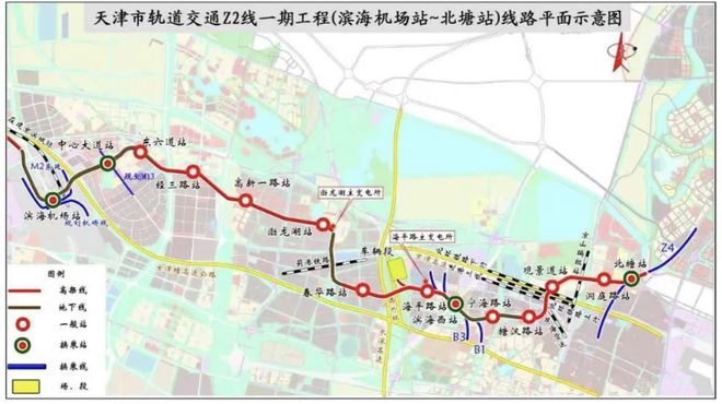 天津地铁Z2线Z2段最新进展报告