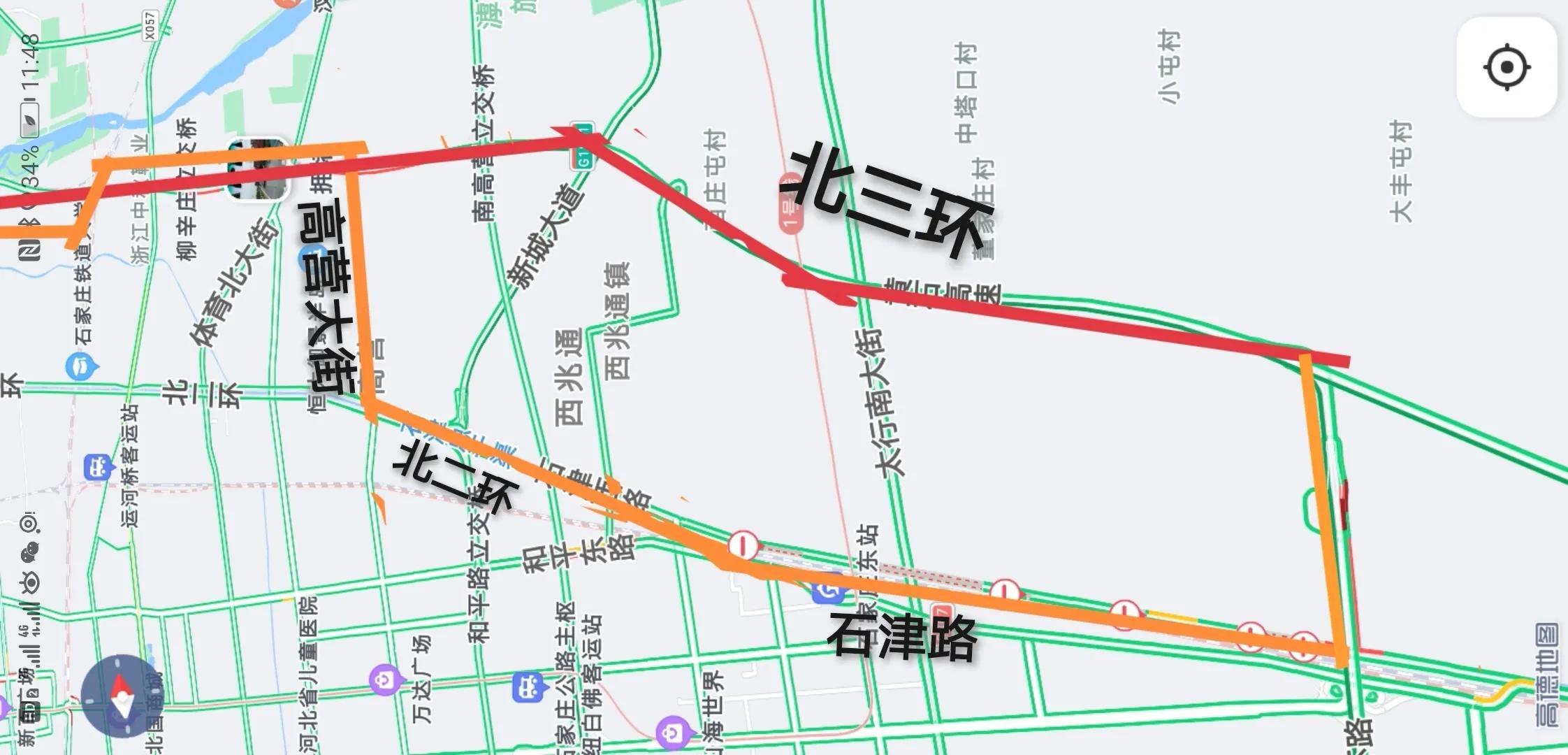 石家庄街景地图最新版，城市风貌的细致描绘