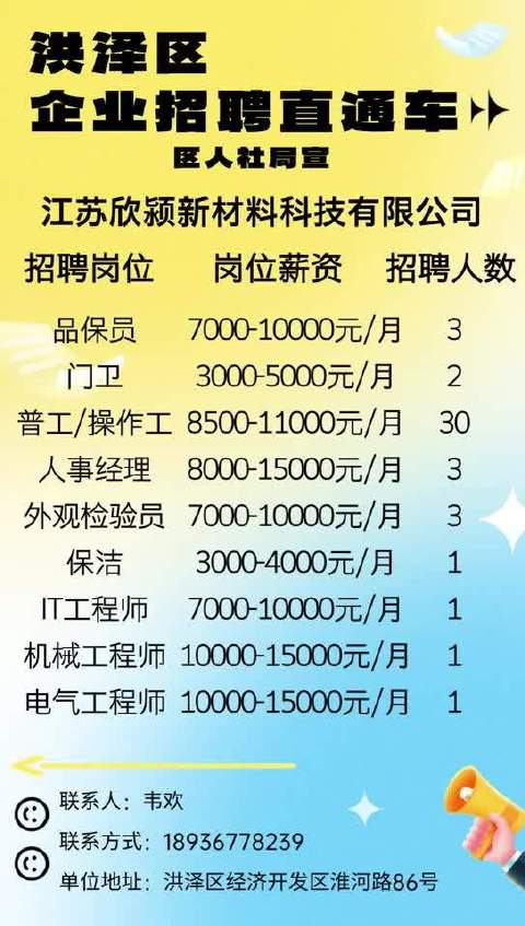 江阴霞客镇最新招聘动态及职业机会探索