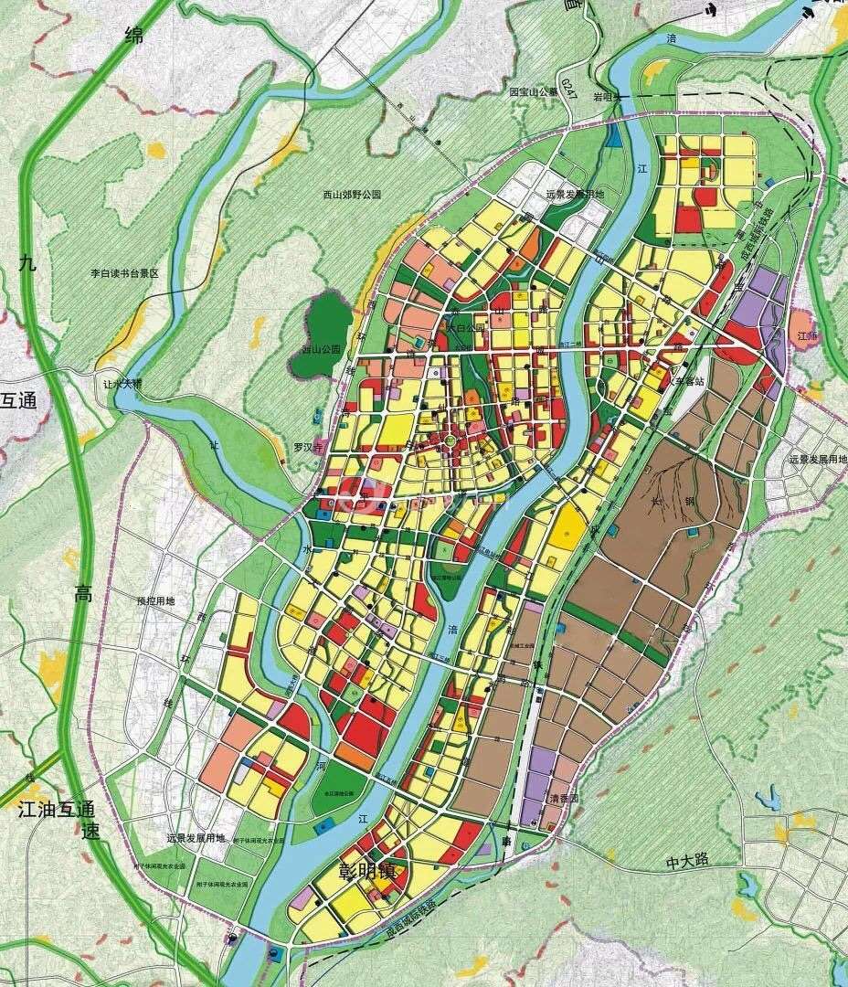 江油市河西地区最新规划构想与实施策略