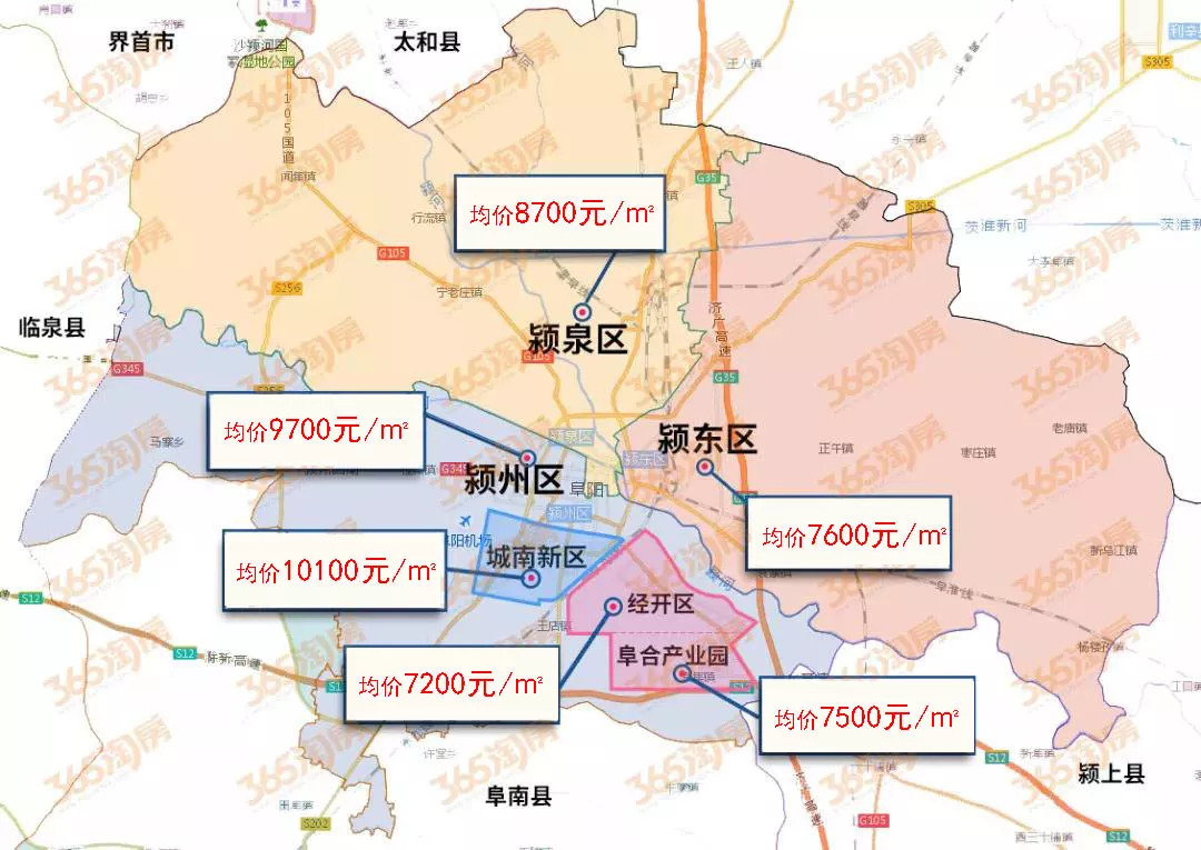 阜阳市最新楼盘价格概览