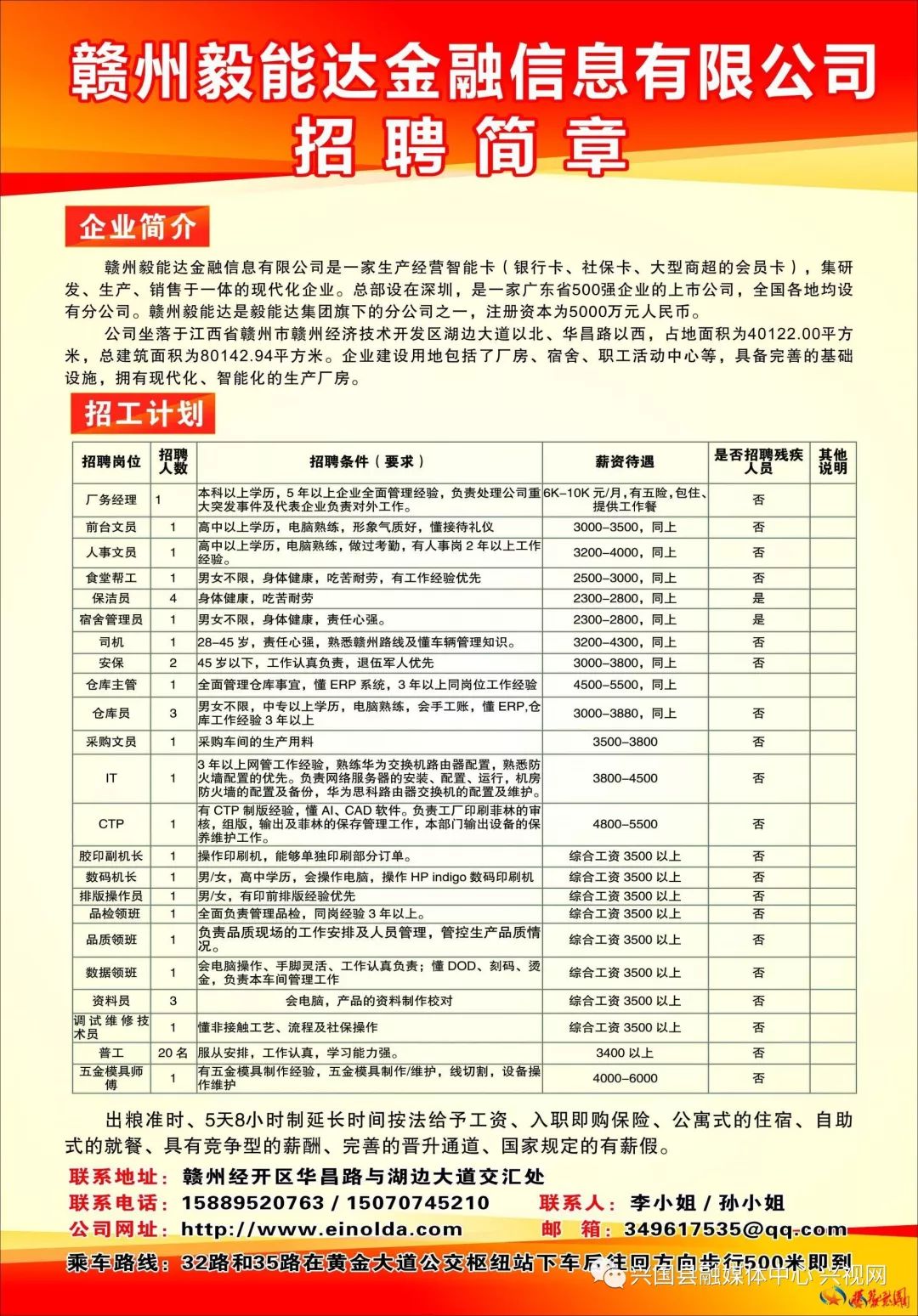 东光县内最新招工信息概览