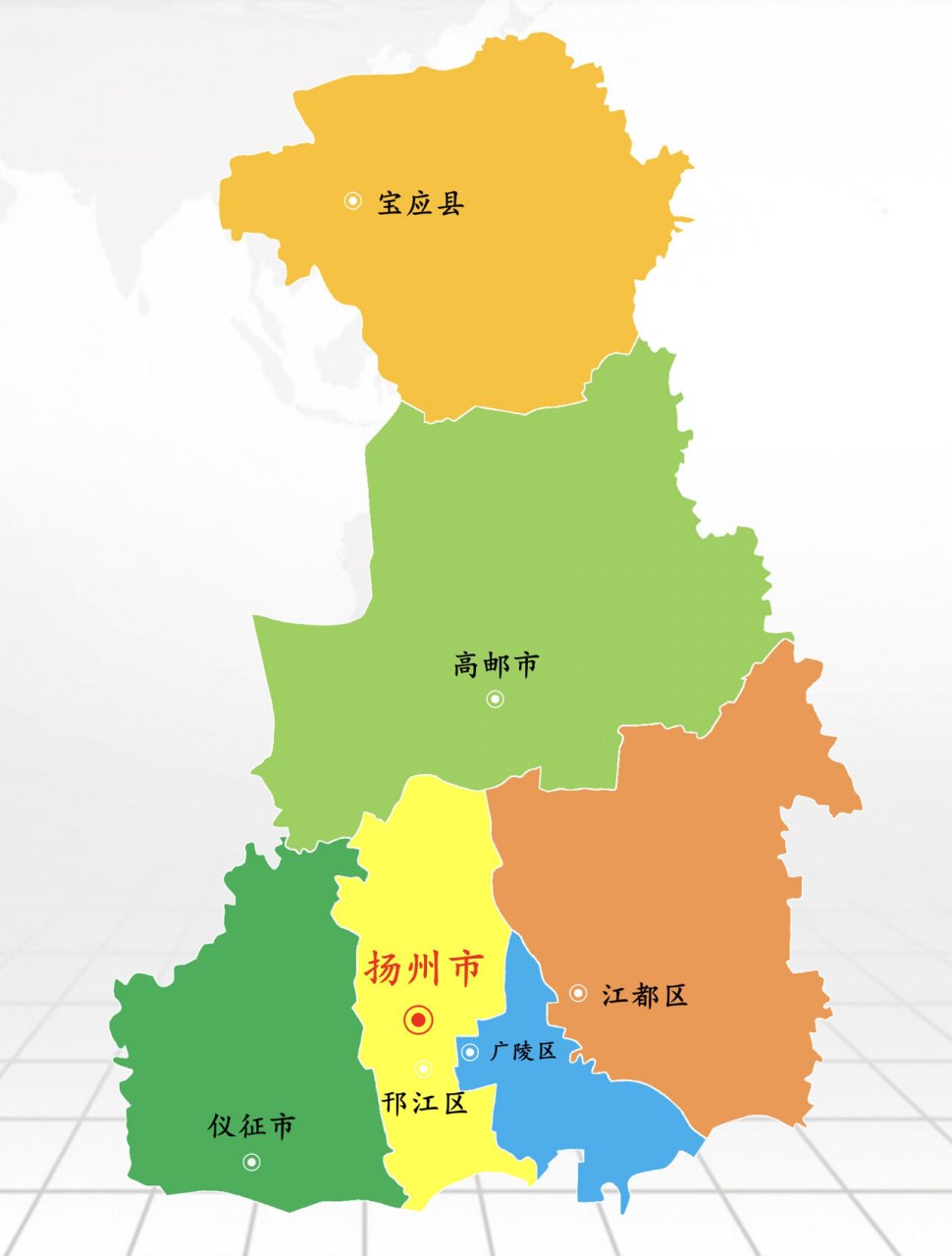 扬州市最新地图概览